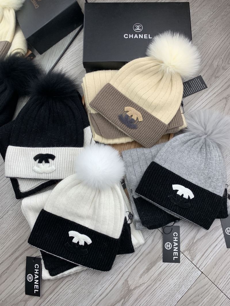 Chanel Caps Scarfs